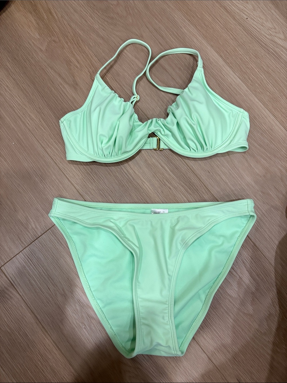 Light Mint Green Two-Piece Bikini Set